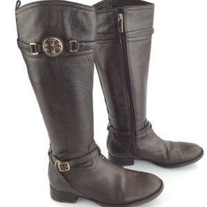 Tory Burch Teresa Tall Riding Boots Size 9.5